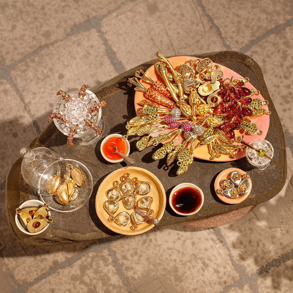 product_details::Styled photo featuring Arugula Charm