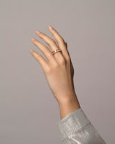 Baguette Cage Band on model.