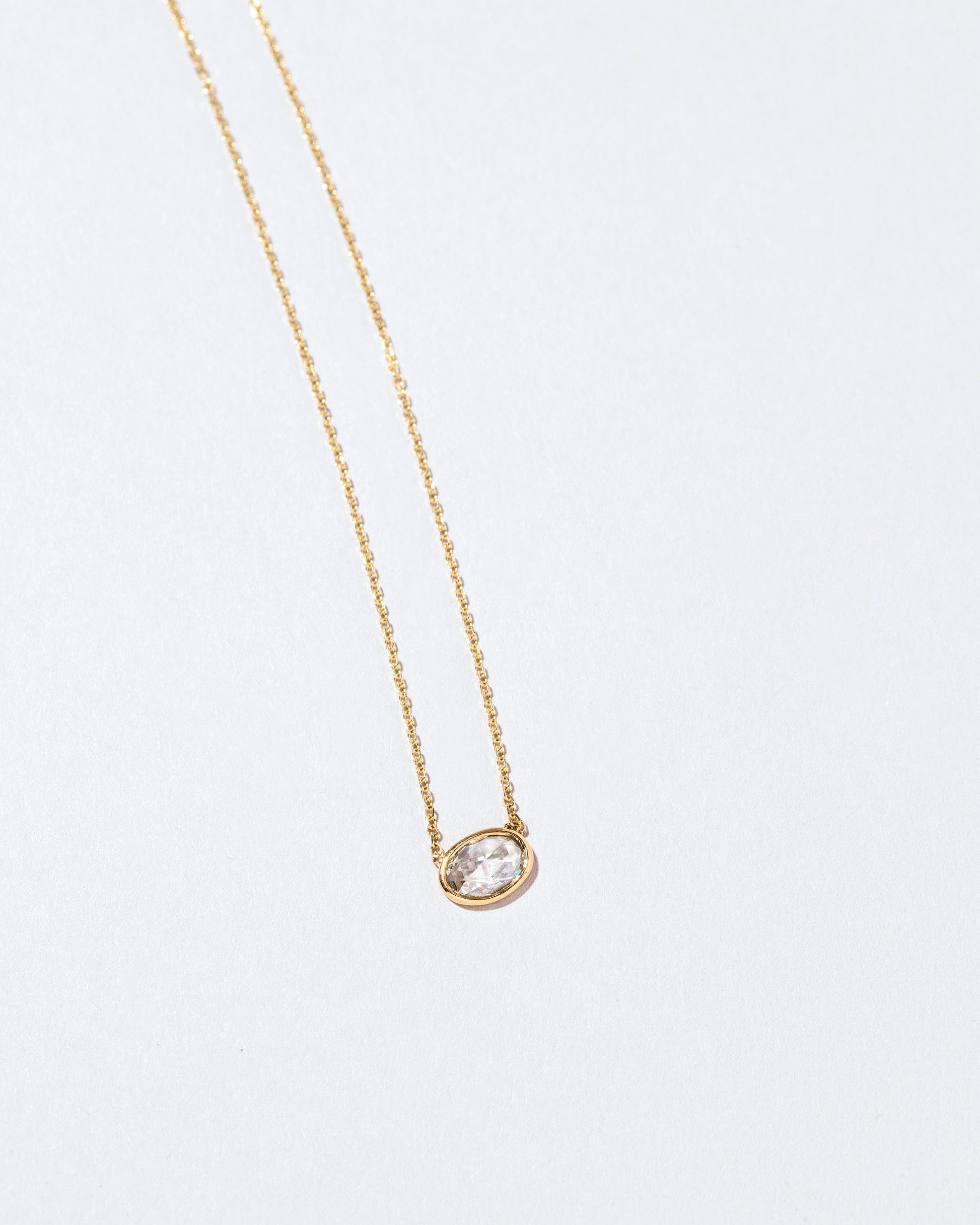  Elafonissi Necklace on light color background.