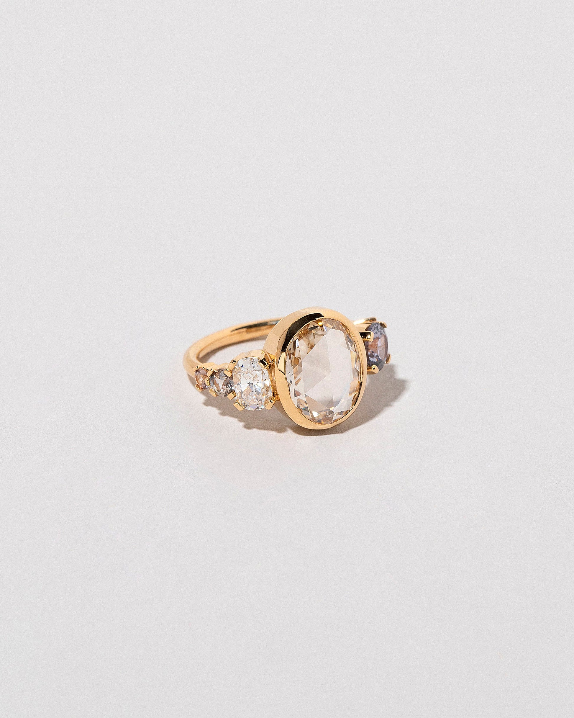  Sparkling Ring on light color background.