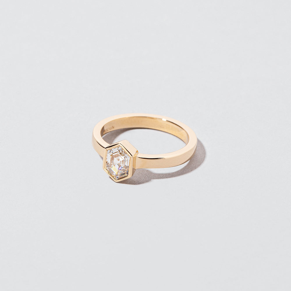 product_details::Closeup details of the Iapetus Ring on light color background.