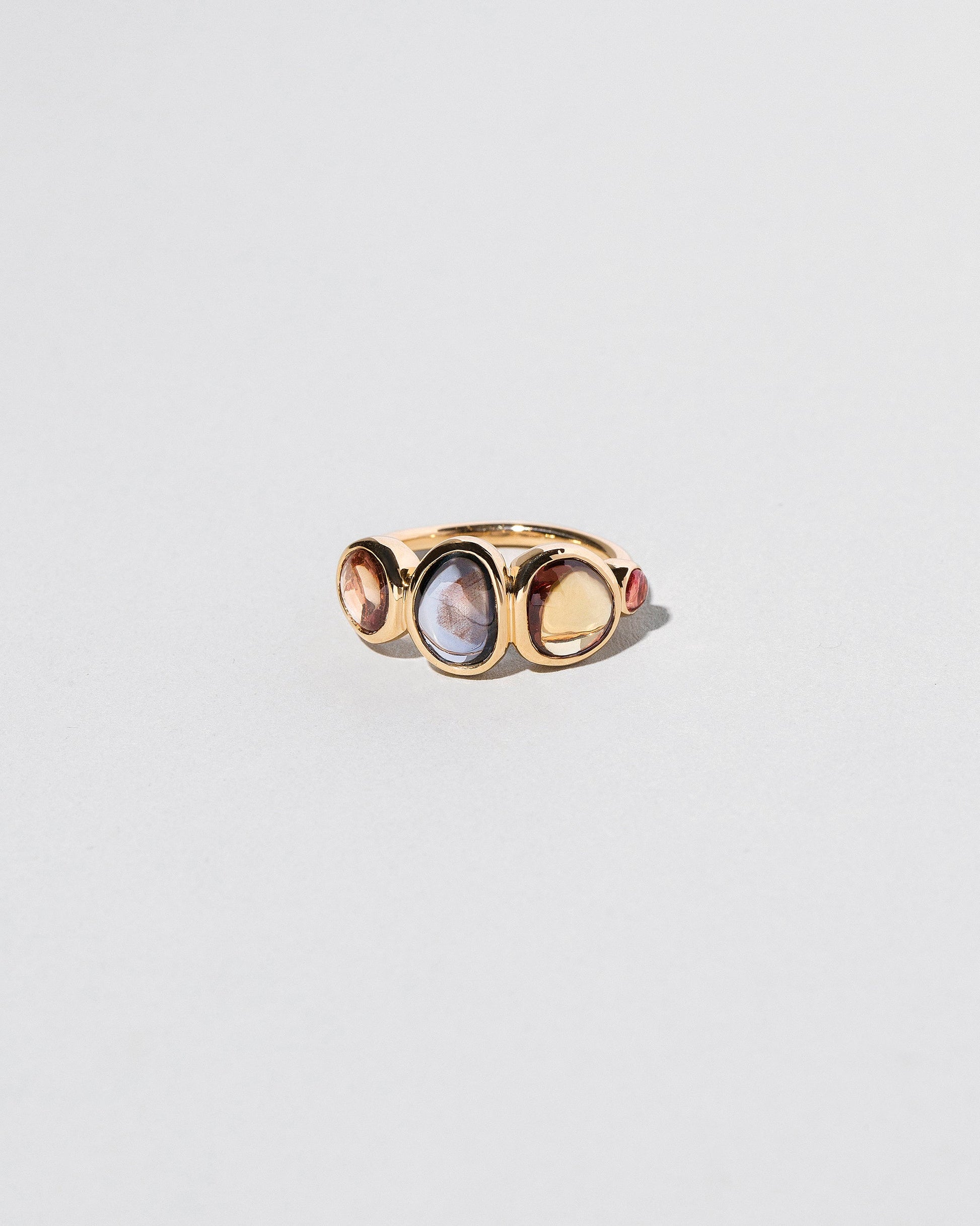 Akhob Ring on light color background.