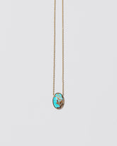 Healing Necklace on light color background.