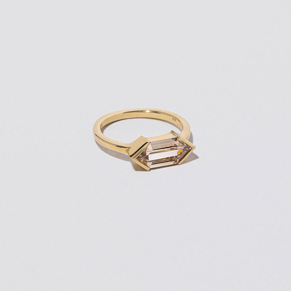product_details::Closeup details of the Wild Side Ring on light color background.