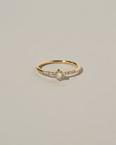  Mini Compass Rose Ring on light color background.