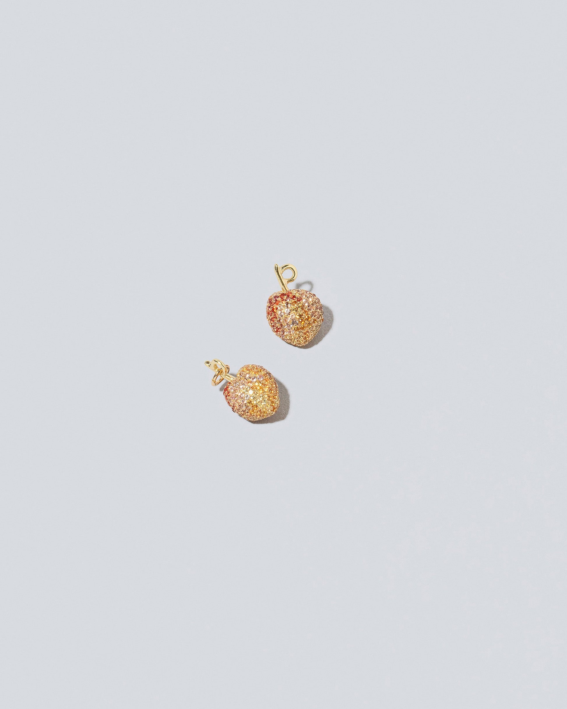 Peach Charms on light color background.
