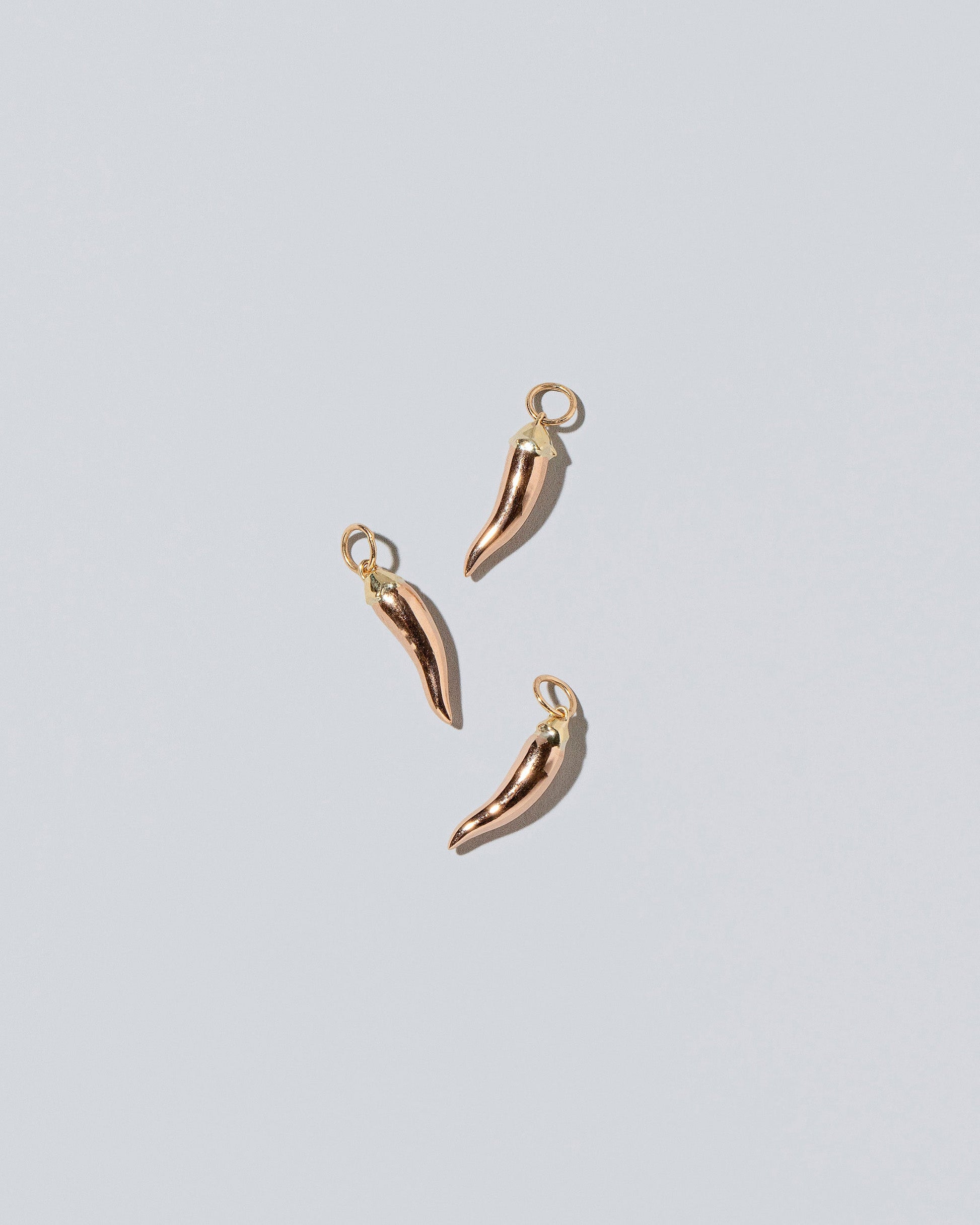 Chili Pepper Charm - Solids on light color background.