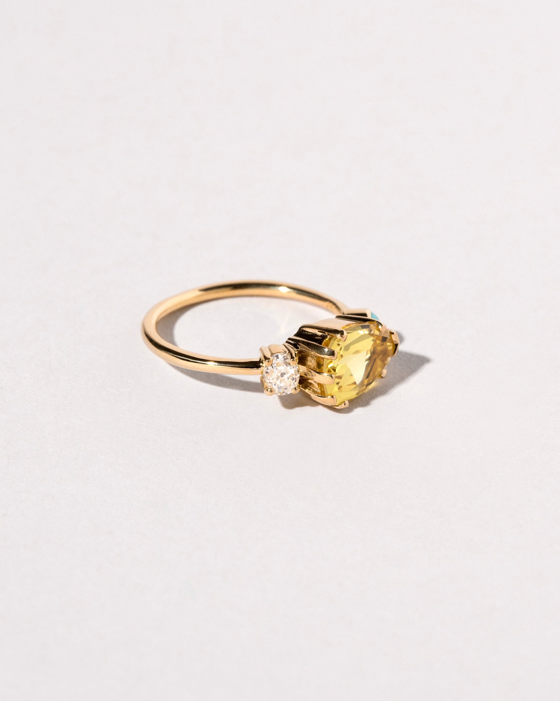  Buttercup Ring on light color background.