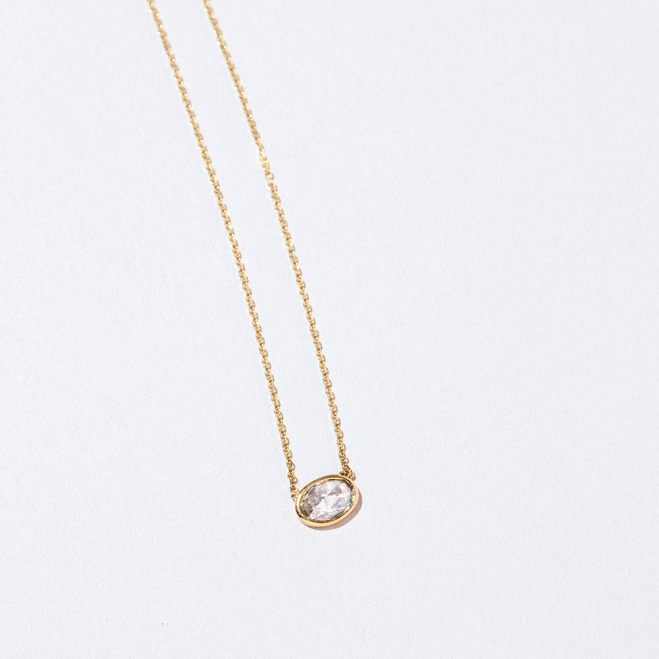 product_details:: Elafonissi Necklace on light color background.