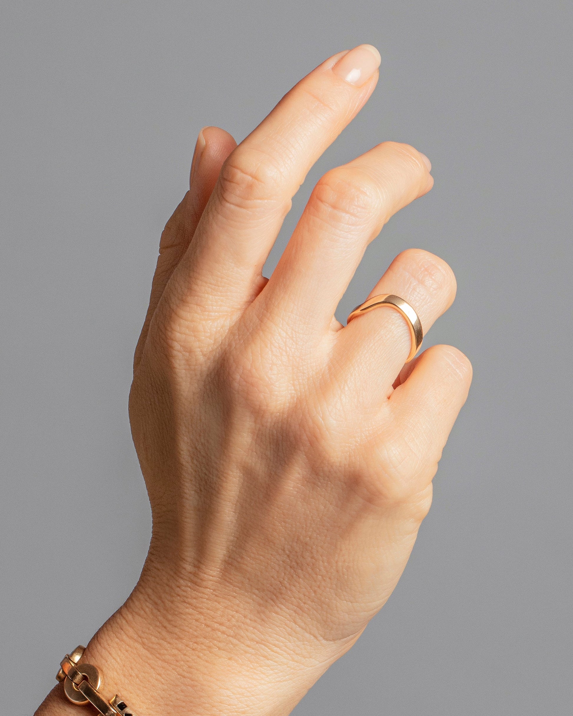 Left Slump Band - Wide on model.