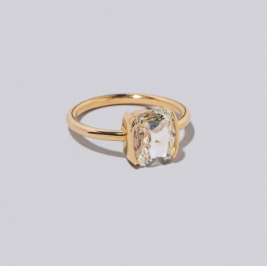 product_details::Closeup details of the Forte Ring on light color background.