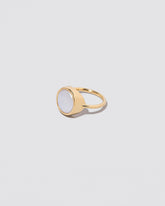 View from the side of the Atlas Ring on light color background.