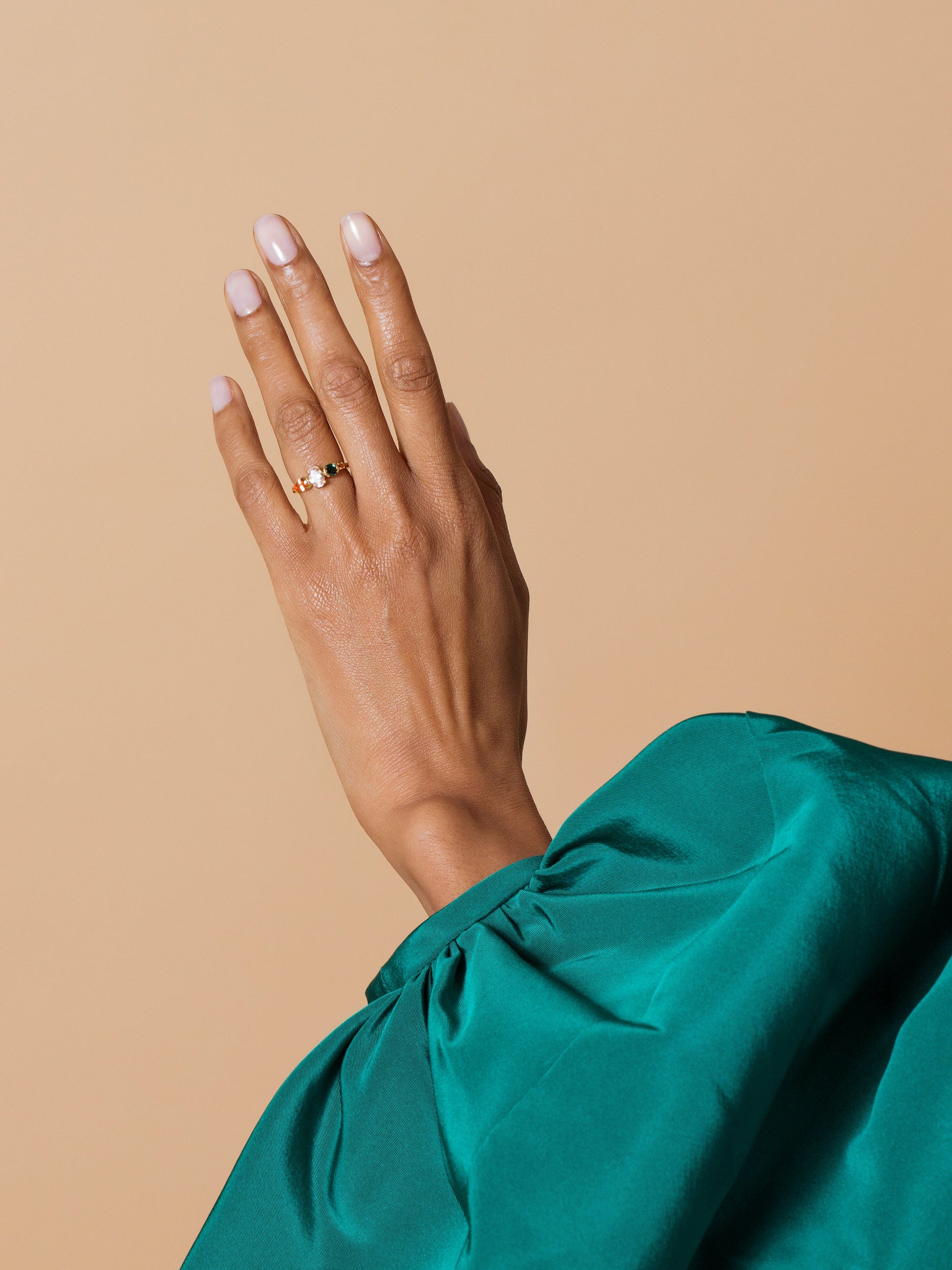 Anemone Ring on model.