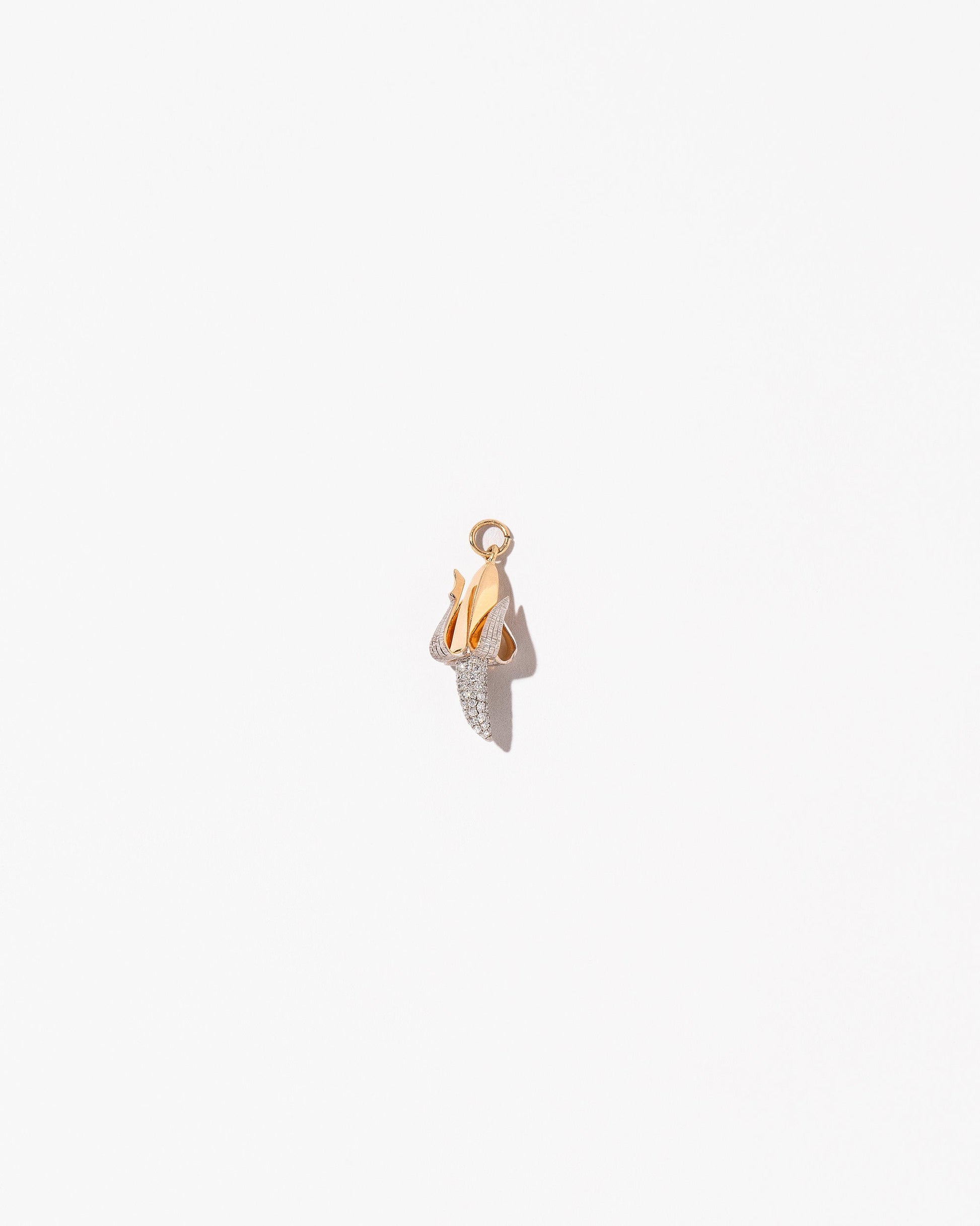  Banana Charm - Peeled on light color background.