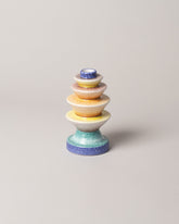 Mazzotti 1903 Venice Candlestick on light color background.