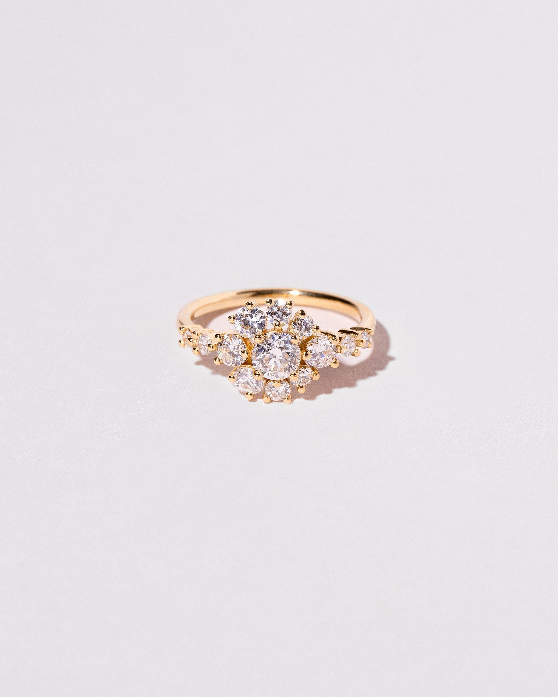  Taiga Ring on light color background.