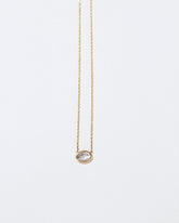  Elafonissi Necklace on light color background.