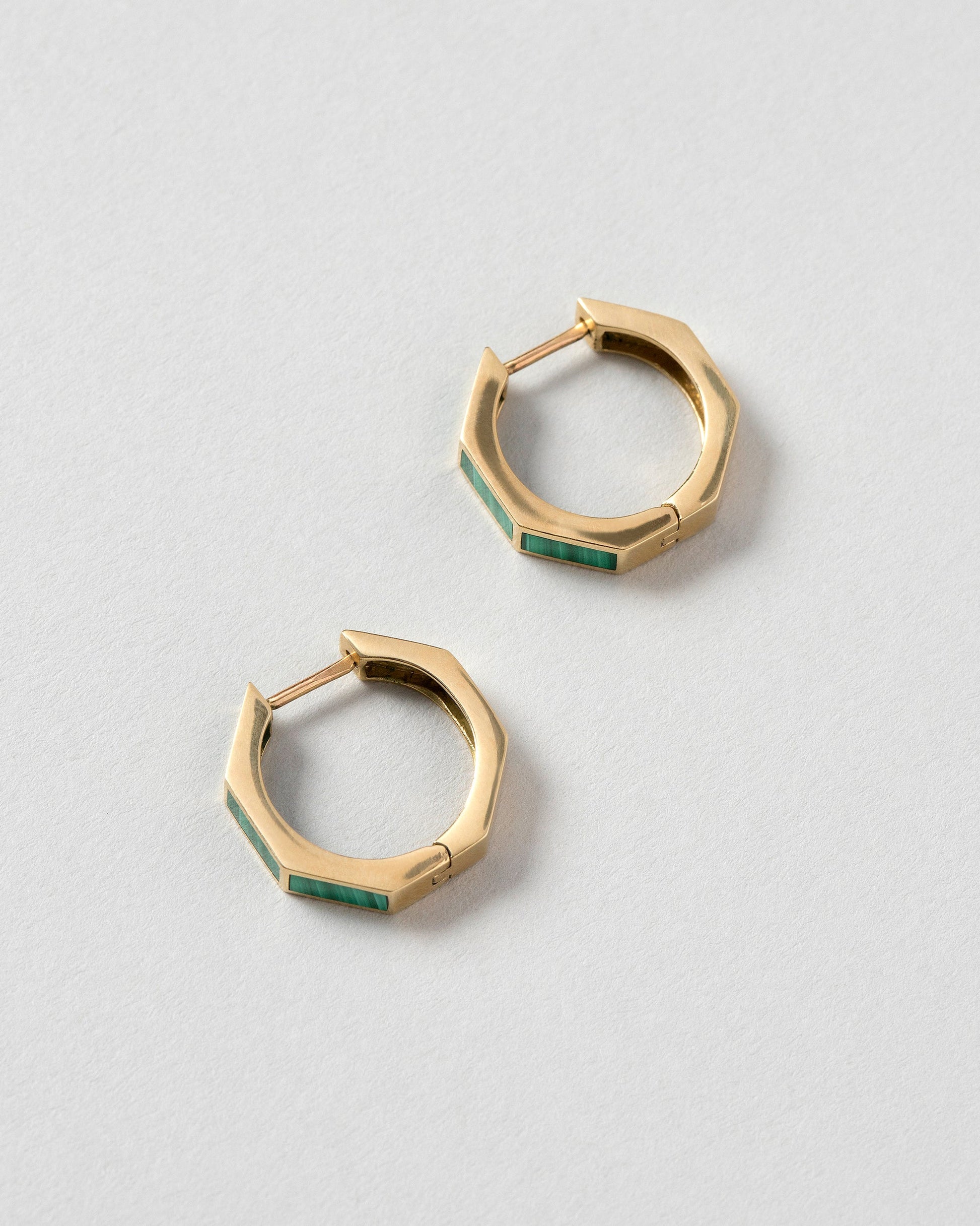  Segmented Hoops on light color background.